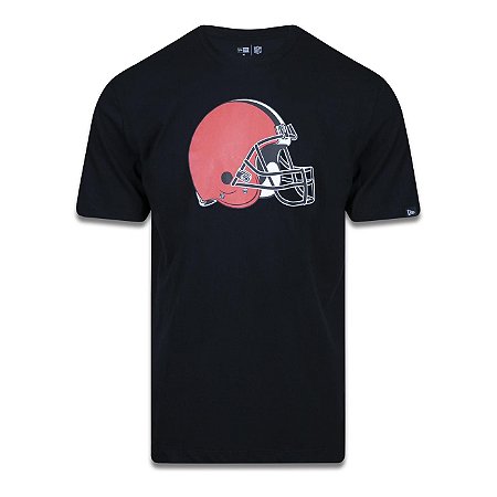 Camiseta New Era Cleveland Browns Logo Time NFL Preto