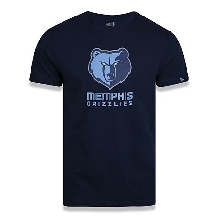 Camiseta New Era Memphis Grizzlies Basic Logo NBA Azul