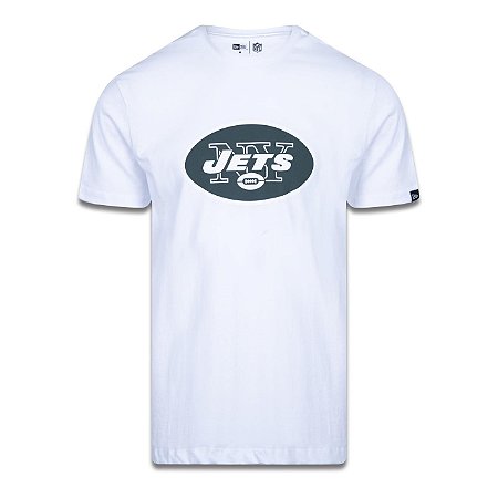 Camiseta New Era New York Jets Logo Time NFL Branco