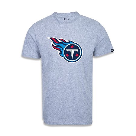 Camiseta New Era Tennessee Titans Logo Time NFL Cinza