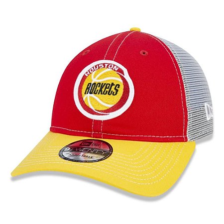 Boné New Era Houston Rockets 920 Netback Aba Curva Vermelho