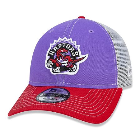 Boné New Era Toronto Raptors 920 Netback Vermelho Aba Curva