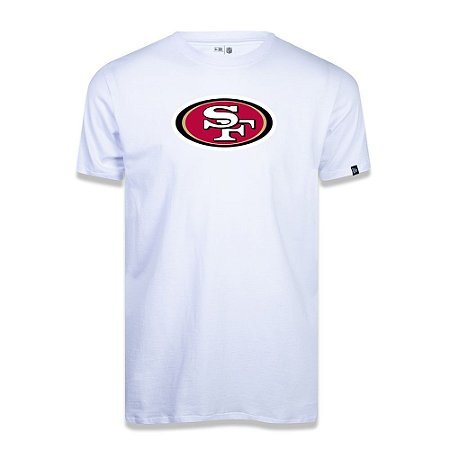 Camiseta New Era San Francisco 49ers Logo Time NFL Branco