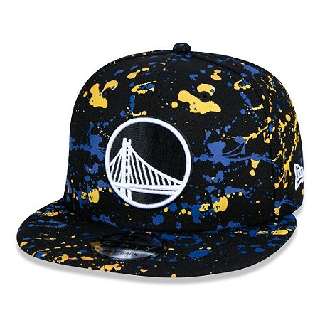 Boné New Era Golden State Warriors 950 Paint Splatter Preto