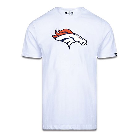 Camiseta New Era Denver Broncos Logo Time NFL Branco