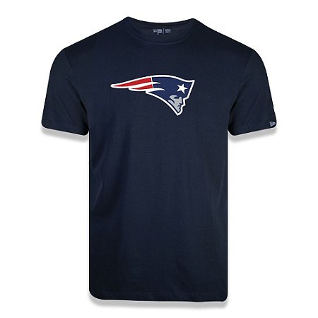 Camiseta New Era New England Patriots Logo Time NFL Azul