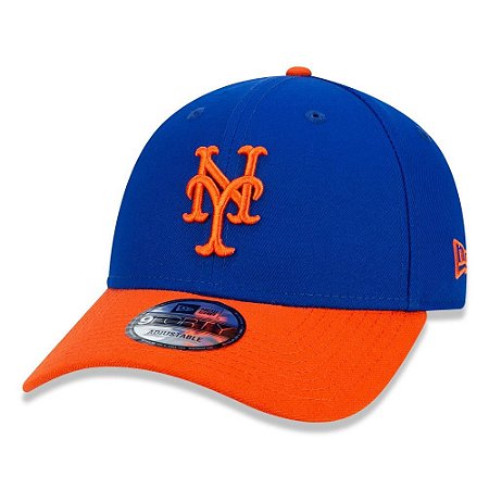 Boné New Era New York Mets 940 Team Color Aba Curva Azul MLB