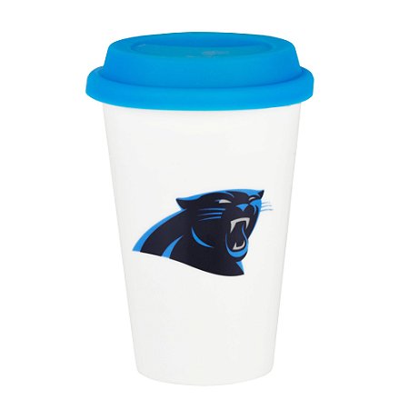 Copo de Café em Cerâmica Carolina Panthers - NFL