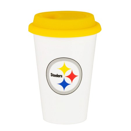 Copo de Café em Cerâmica Pittsburgh Steelers - NFL