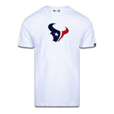 Camiseta New Era Houston Texans Logo Time NFL Branco