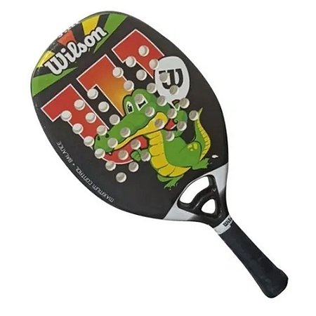 Raquete Wilson Beach Tennis Júnior Crocs Preto