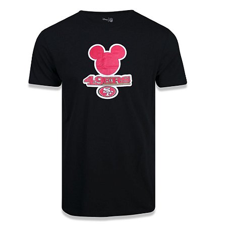 Camiseta NFL San Francisco 49ers Mickey Disney Preto