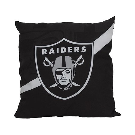 Almofada Las Vegas Raiders NFL Big Logo Futebol Americano