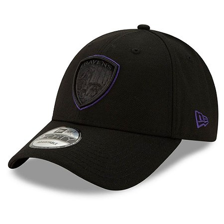 Boné New Era Baltimore Ravens 940 Alternate Logo Preto Curva