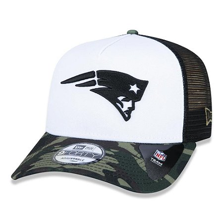 Boné New Era New England Patriots 940 A-Frame Military Full