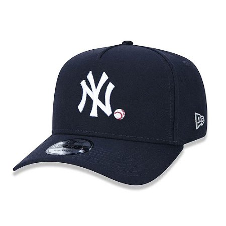 Boné New Era New York Yankees 940 90S Cont League Aba Curva