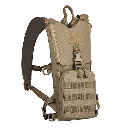 Mochila Invictus De Hidratação Militar Hydro Coyote