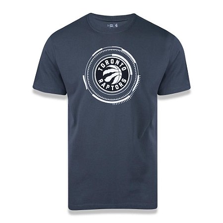 Camiseta New Era Toronto Raptors NBA Tech Circle Cinza