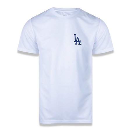 Camiseta New Era Los Angeles Dodgers MLB Tech Globe Branco