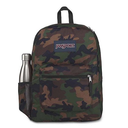 Mochila JanSport Cross Town Camuflado 26 Litros