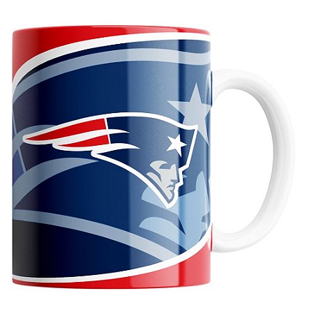 Caneca NFL NEW ENGLAND PATRIOTS de Porcelana 325ml