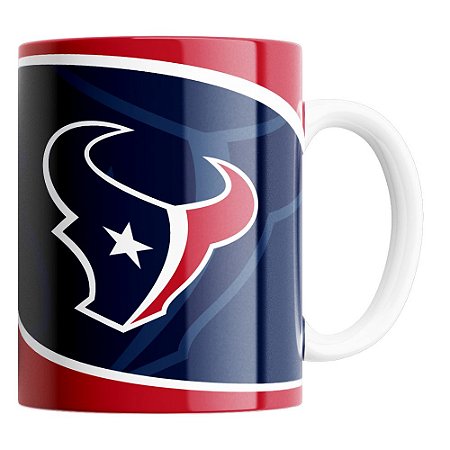 Caneca NFL Houston Texans de Porcelana 325ml