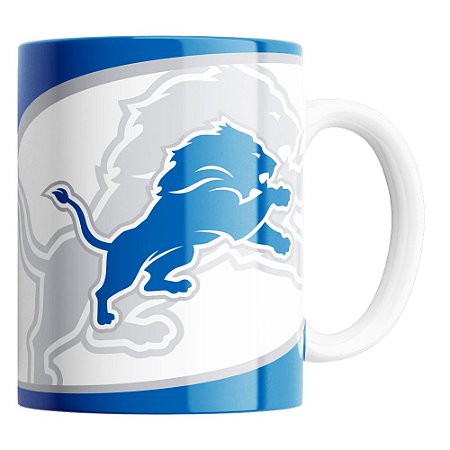 Caneca NFL Detroit Lions de Porcelana 325ml