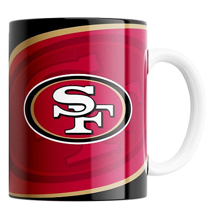 Caneca NFL San Francisco 49ers de Porcelana 325ml