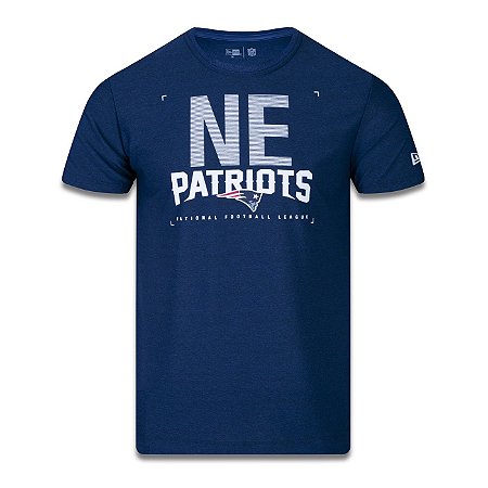 Camiseta New Era New England Patriots Tech Lines Azul