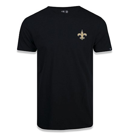 Camiseta New Era New Orleans Saints Black Pack Color Preto