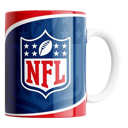 Caneca NFL Logo de Porcelana 325ml