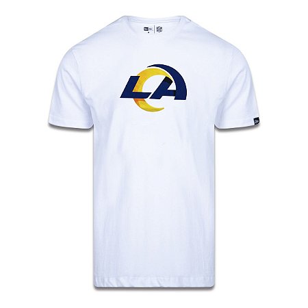 Camiseta New Era Los Angeles Rams Logo Time NFL Branca