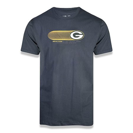 Camiseta New Era Green Bay Packers NFL Tech Delay Chumbo