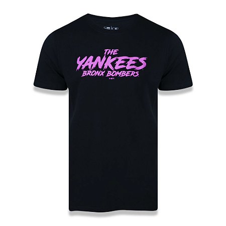 Camiseta New Era New York Yankees MLB Space Nickname Preto
