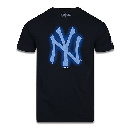 Camiseta New Era New York Yankees MLB Space Glow Preto