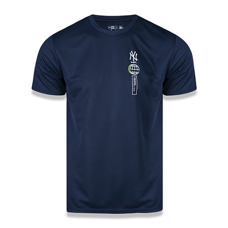 Camiseta New Era New York Yankees MLB Tech Vertical Azul