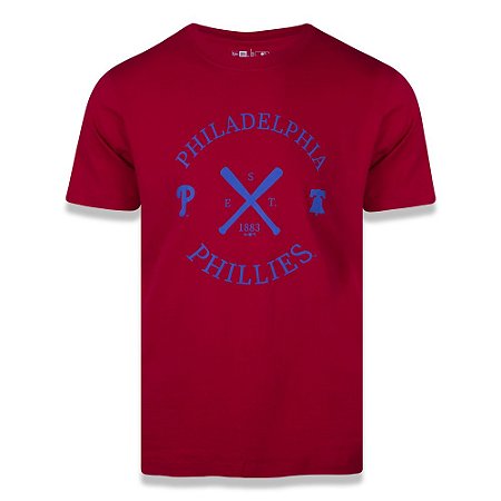 Camiseta New Era Philadelphia Phillies MLB College Bat
