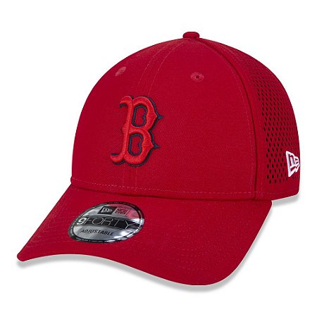 Boné New Era Boston Red Sox MLB 940 Tech Overlap Aba Curva