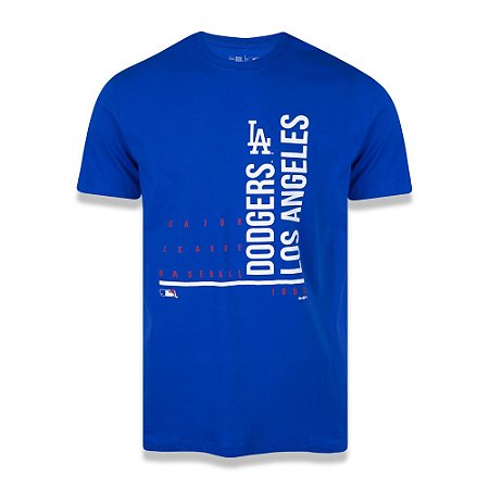 Camiseta New Era Los Angeles Dodgers MLB Hashtag One Azul
