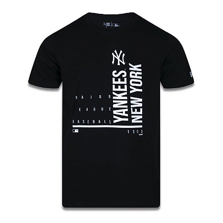 Camiseta New Era New York Yankees MLB Hashtag One Preto