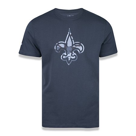 Camiseta New Era New Orleans Saints NFL Military Logo Chumbo