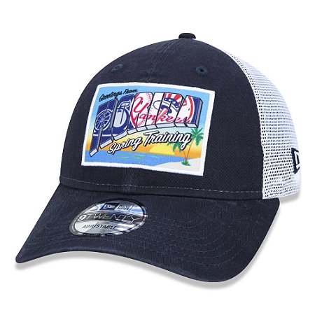 Boné New Era New York Yankees MLB 920 Trucker Spring Azul