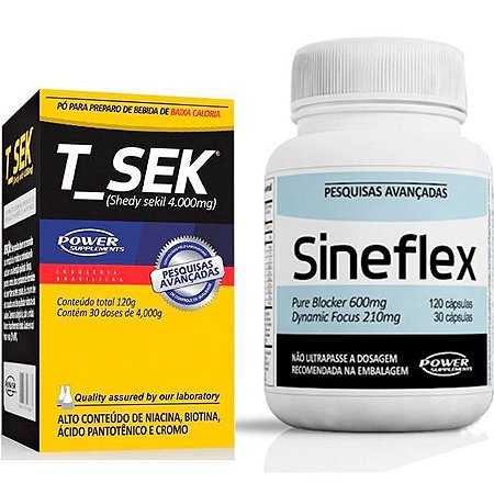 Kit Emagrecimento (2 Itens) T-Sek + Sineflex - Power Supplements