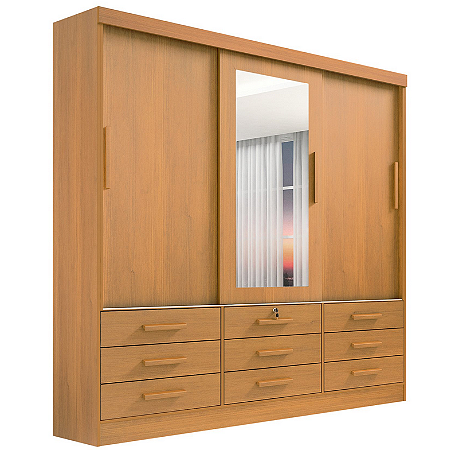 Guarda Roupa 3 Portas 881 Cinamomo
