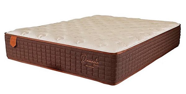 Colchão Casal  Diamante Prorelax Molas Ensacadas Pillow In - Marrom