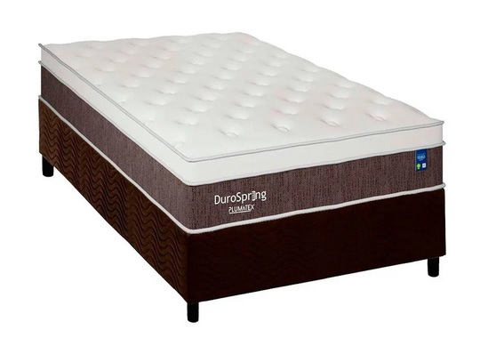 Cama Box Solteiro DuroSpring Plumatex 88x188