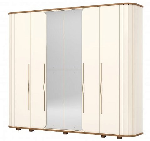 Roupa Roupa 6 Portas Henn Premium Off White Nature