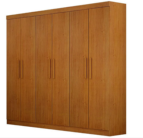 Guarda Roupa 6 Portas Valverde Belém PLUS Cinamomo
