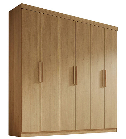Guarda Roupa 6 Portas 879 Cinamomo 2.06m