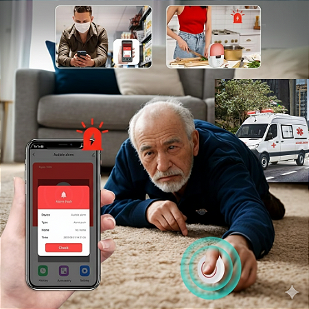 BOTÃO DE EMERGÊNCIA PARA IDOSOS INTELBRÁS KIT